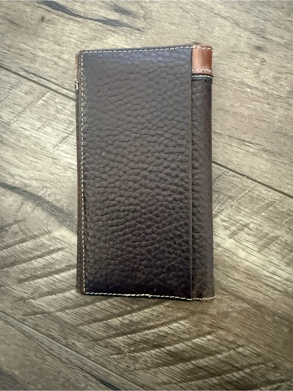 ARIAT Brown Tooled Leather Men's Wallet with Concho